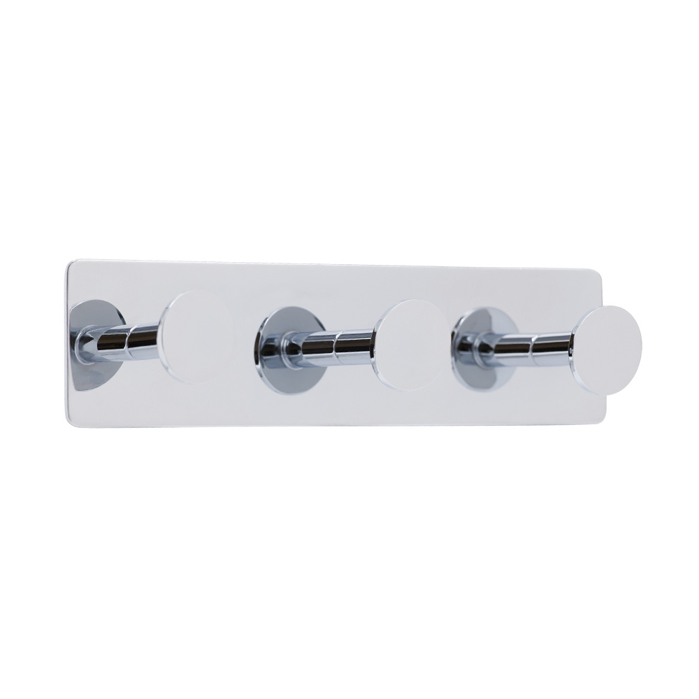 Towel Hook Base 210 3 Hook Chrome Beslagonline