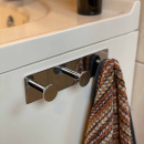 Towel Hook Base 210 3-Hook - Chrome