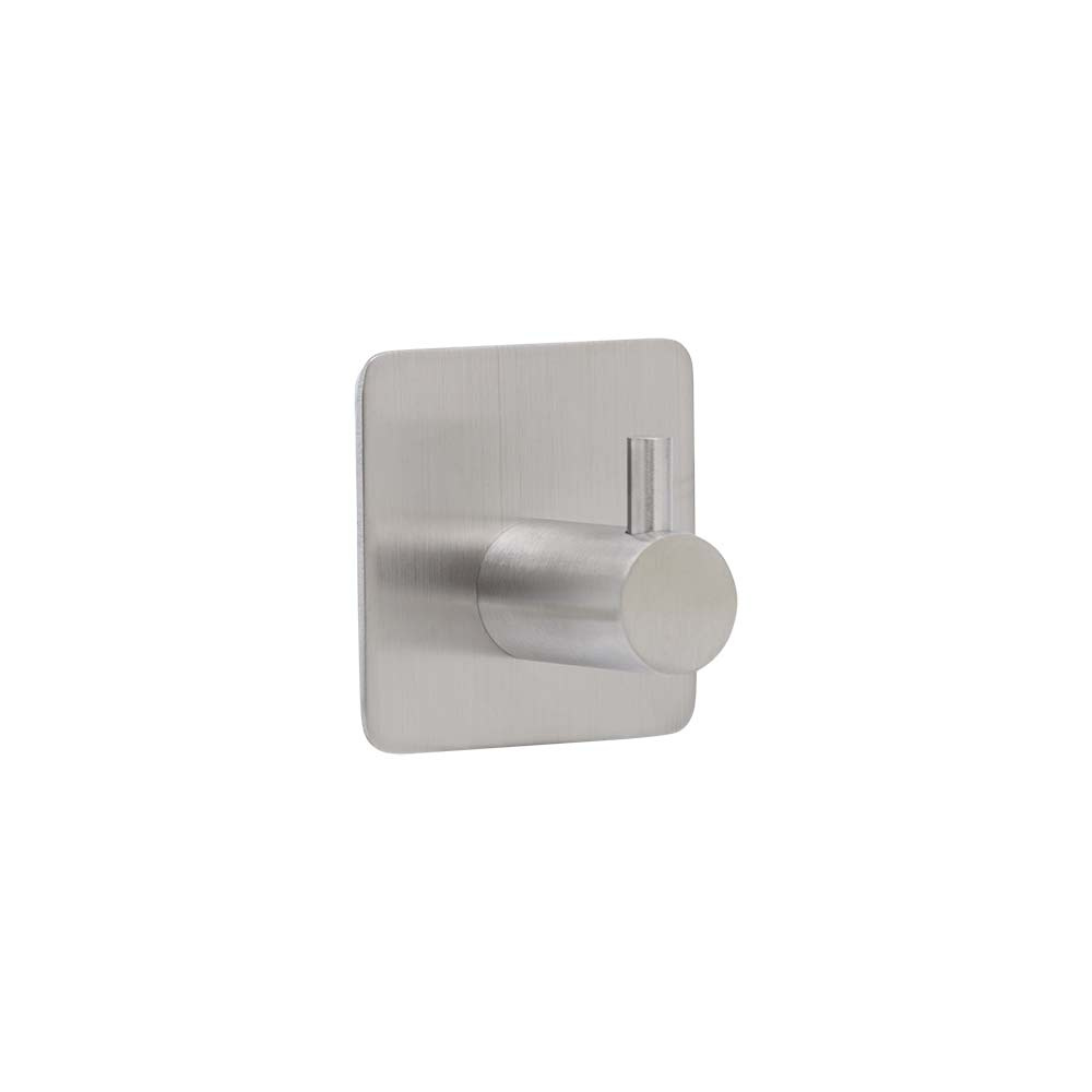 Towel Hook Base 220 1-Hook - Brushed Stainless Steel Finish