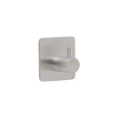 Towel Hook Base 220 1-Hook - Brushed Stainless Steel Finish