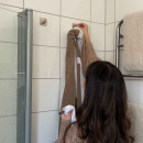 Towel Hook Base 220 1-Hook - Brushed Stainless Steel Finish