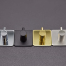 Towel Hook Base 220 1-Hook - Brushed Stainless Steel Finish