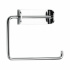 Toilet roll holder in polished chrome