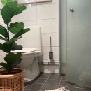 Solid Toilet Brush - Chrome