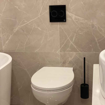 Toilet Brush Solid - Matte Black