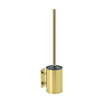 Toilet Brush Solid - Polished Brass