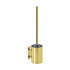 Toilet brush in polished brass