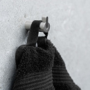 Single Hook Flow - Brushed Nickel