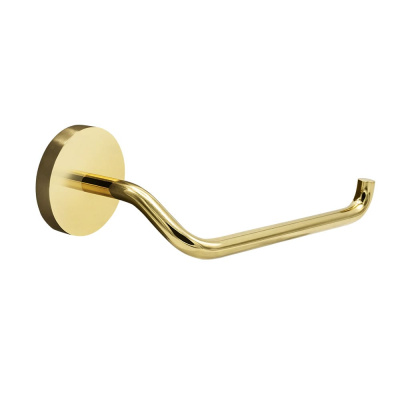 Toilet Roll Holder Calm - Polished Brass in the group Bathroom Accessories / Show all bathroom accessories / Toilet Roll Holder at Beslag Online (620061-41)