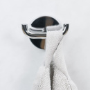 Double Hook Calm - Polished Chrome