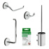 Bathroom Kit Calm - Polished Chrome Bathroom Kit Calm - Polished Chrome