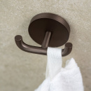 Double Hook Calm - Burnished Brass