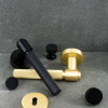 Door Handle Helix 200 - Scandinavian Standard - Antique Bronze