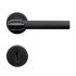 Door Handle Helix 200 - European Standard - Black Door handle Helix 200 in black from Beslag Design