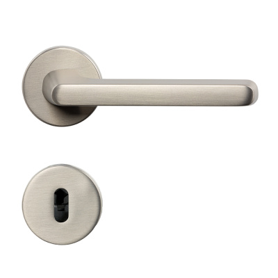 Door Handle Tavira - European Standard - Stainless Steel Finish in the group Door handles / Color/Material / Stainless at Beslag Online (751033-41E)