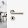 Door Handle Tavira - European Standard - Stainless Steel Finish