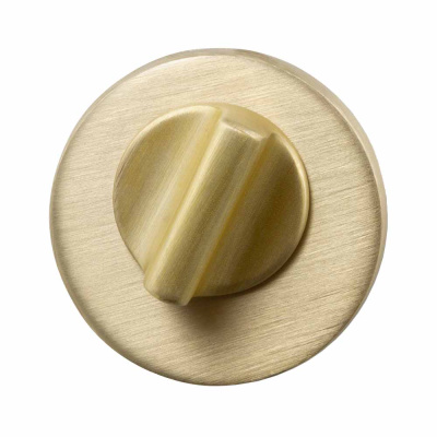 Toilet Lock R - Brushed Brass in the group Door handles / Show all door handles / Bathroom Locks at Beslag Online (751112-41)