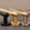 Door Handle Helix 200 Stripe - European Standard - Black