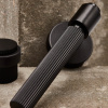 Door Handle Helix 200 Stripe - Scandinavian Standard - Black