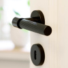 Door Handle Helix 200 Stripe - Scandinavian Standard - Black