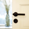 Door Handle Helix 200 Stripe - Scandinavian Standard - Black