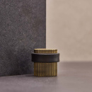Door Stop Helix Stripe - Antique Bronze