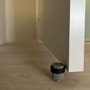 Door Stop Helix Stripe - Stainless Steel Finish