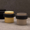 Door Stop Helix Stripe - Stainless Steel Finish