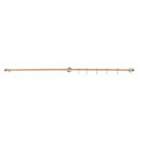 Extension Rod Aveny - 600mm - Oak/Brushed Stainless