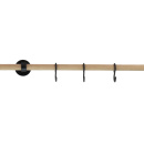 Extension Rod Aveny - 600mm - Oak/Matte Black