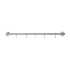 Kitchen Rail Aveny - 600mm - Complete - Brushed Stainless Kitchen Rail Aveny - 600mm - Complete - Brushed Stainless
