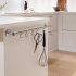 Kitchen Railing Aveny - 600mm - Complete - Brushed Stainless