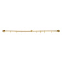 Extension Rod Aveny - 600mm - Polished Untreated Brass