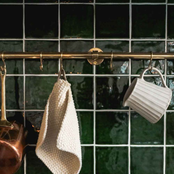 Extension Rod Aveny - 600mm - Polished Untreated Brass