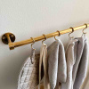 Hook Aveny - 5-p - Polished Untreated Brass