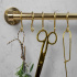 Hook Aveny - 5-p - Polished Untreated Brass