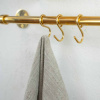 Hook Aveny - 5-p - Polished Untreated Brass