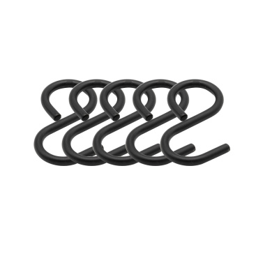 Hook Aveny - 5-p - Matte Black in the group Hooks / Show all hooks / Kitchen Rail at Beslag Online (948012-41)