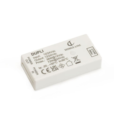 Duplicator Dupli - D-M - 24Vdc in the group Lighting / Show all lighting / Transformer & Accessories at Beslag Online (971230)
