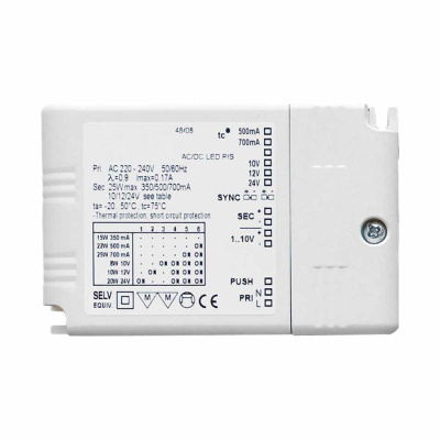 Drives Drikon - Dimmable - 350-700mA/12-24V in the group Lighting / Show all lighting / Transformer & Accessories at Beslag Online (971281)