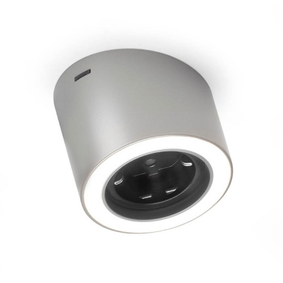 LED-Spot Unika - Power Socket - Stainless Look in the group Outlet at Beslag Online (972786)
