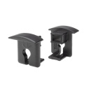 End Caps Miss - Black - 2-p