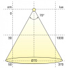 LED-Spot Atom - Stainless look 