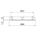 LED-Spot Atom - Black 