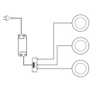 LED-Spot Atom - Black 