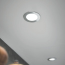 LED-Spot Atom - Stainless look