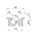 LED-Profile 8112 - 2000mm - Black