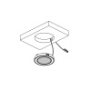LED-Spot Holl D-M with lid - Stainless Steel Look