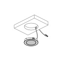 LED-Spot Holl D-M with lid - Stainless Steel Look