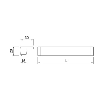 LED-Profile Tuby - 2000mm - Black